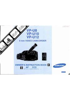 Samsung VP U 8 manual. Camera Instructions.